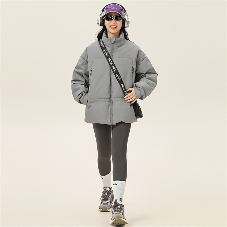 2025冬季新款男日系潮牌立领白鸭绒羽绒服加厚外套棉衣YR52-F265图片