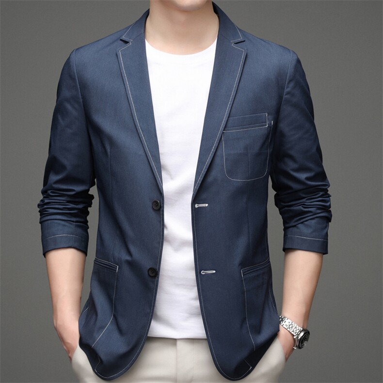 BEA6629983钱塘2020-2中青年男士时尚休闲简约春秋季西服外套P183图片