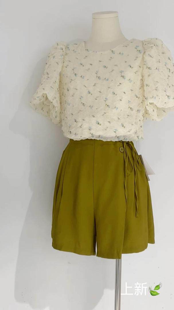 系带短裤，其它，驿谷