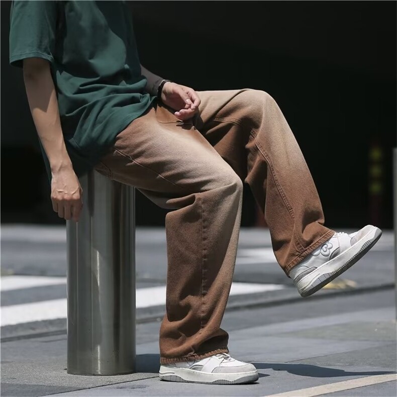 牛仔裤男秋季潮大码休闲裤子高街NT290P45,男装牛仔裤,星座1116-2