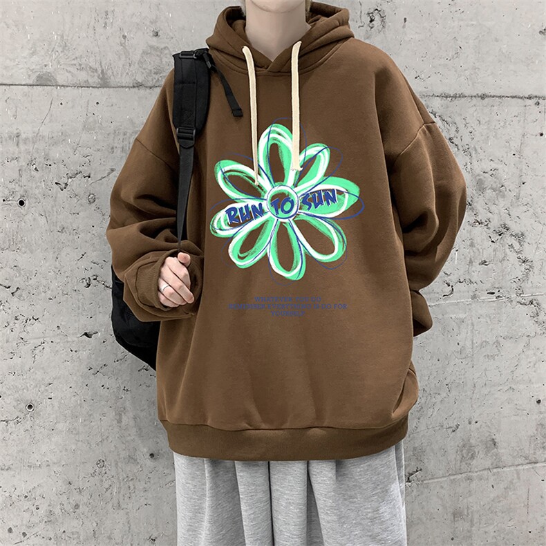 WY2170-P35加绒款-P40纯棉连帽卫衣男大码运动帽衫宽松薄外套男,男装卫衣,电商A040