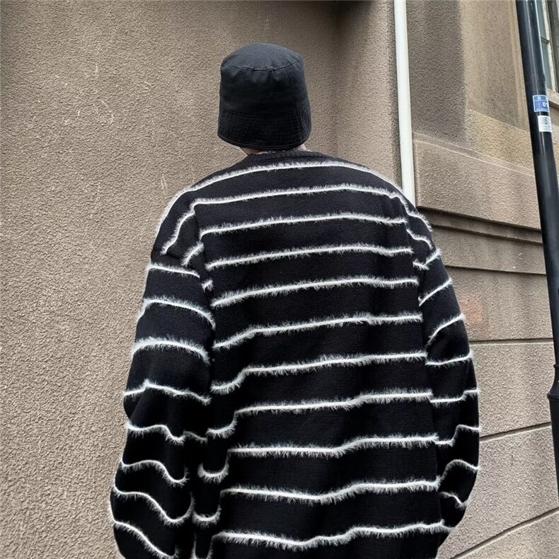 美式圆领毛衣男慵懒风休闲针织衫B624P45,男装针织衫/毛衣,星座1116-2