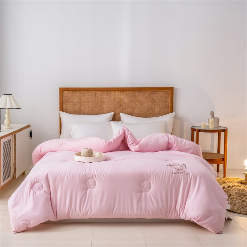 新款A类亲肤棉花被，被套/被芯，一起卖家纺