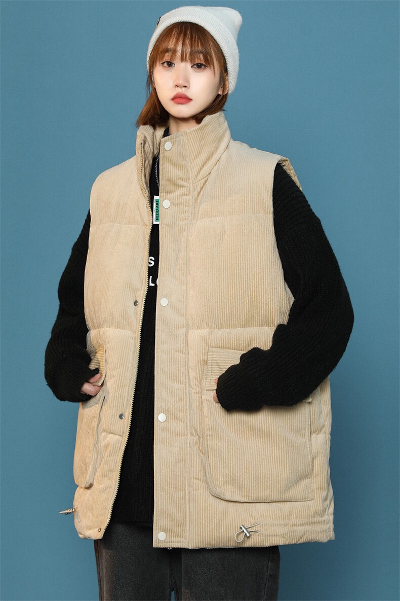 冬款潮中性风加棉马甲背心棉服运动立领外套男士8156-P95控价118,男装背心/马甲,电商A441-1