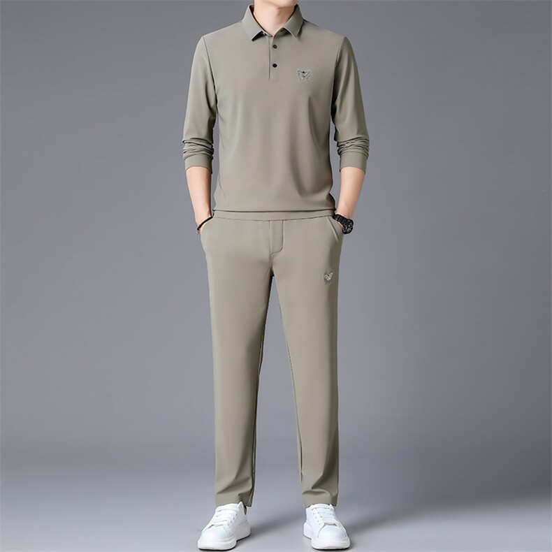 SXL9701春秋款男士运动套装二件套翻领男装P160图片