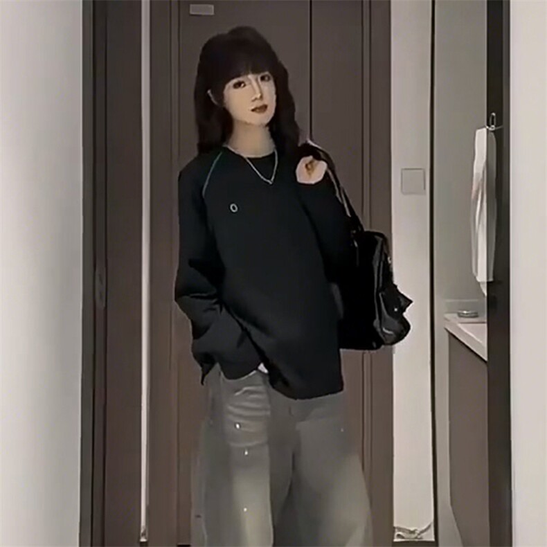 美式高街解构工艺速干长袖T恤男女款防晒罩衫户外运动潮牌骑行服,男装防晒衣,电商A486