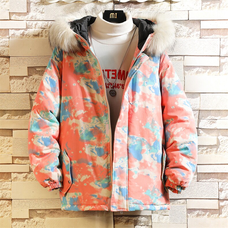 MC49139-P135日系潮棉衣男大码派克服男工装棉服外套棉袄砖墙,男装棉衣,电商A040A