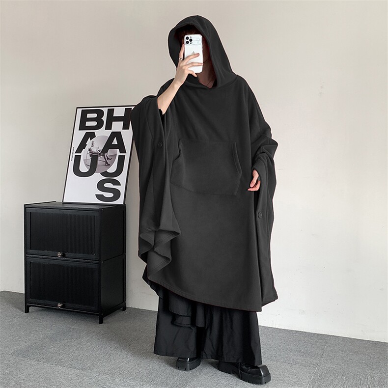 2024秋冬打坐披风禅修斗篷式僧人僧服居士披肩毯禅意古风睡袍,居家内衣睡衣套装,星座909