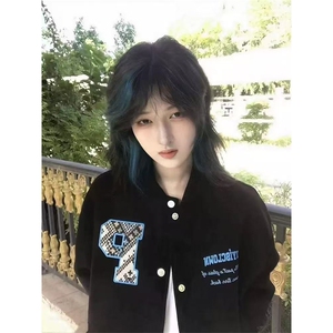 网图有货 民族风刺绣棒球服外套男女宽松情侣美式夹克 A1024-P60图片