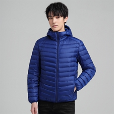 常年货中青年90绒轻薄连帽羽绒服外套男秋冬休闲羽绒轻便外套，男装羽绒服，钱塘723