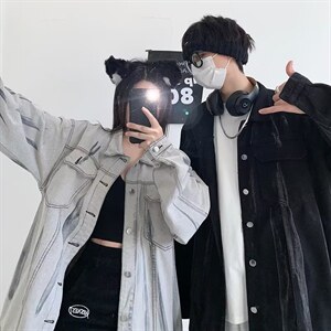 男秋季外套潮牌街头夹克GW022P68图片