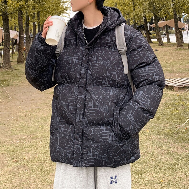 港风棉衣男冬季加厚大码潮流百搭冬装面包棉服棉袄外套MY2358-P75,男装棉衣,星座717