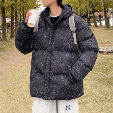 港风棉衣男冬季加厚大码潮流百搭冬装面包棉服棉袄外套MY2358-P75，男装棉衣，星座717