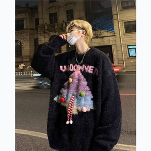水貂绒日系可爱软糯猫咪毛衣女冬季外穿温柔慵懒风毛针织 MY92图片