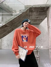 2021冬款加绒卫衣，女装卫衣/绒衫，简蔻