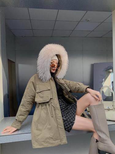 【冬季】新款羽绒服大口袋派克韩版羽绒服，女装羽绒服，E莎