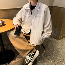 美式复古灯芯绒外套男士2023秋季新款潮牌宽松夹克上衣W7761-P52，男装夹克，星座512-4