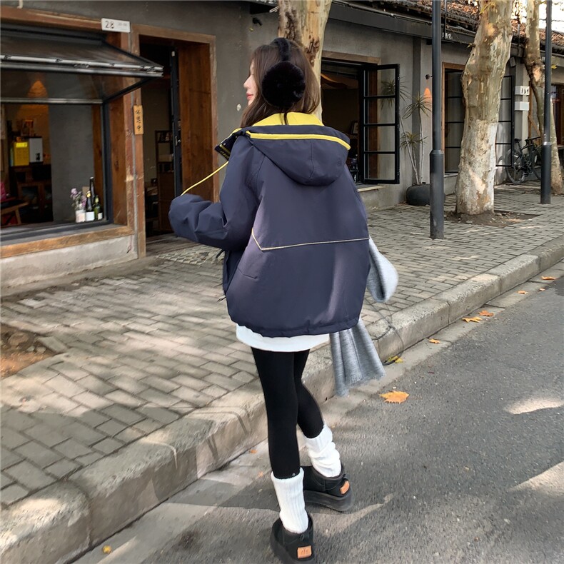 2026冬季撞色冲锋衣羽绒内胆7845-P255-K378,女装羽绒服,2C057