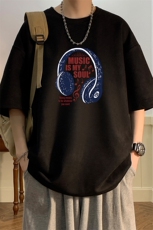 麂皮绒短袖t恤男大码半袖男JD82422-P25，男装T恤，电商A040