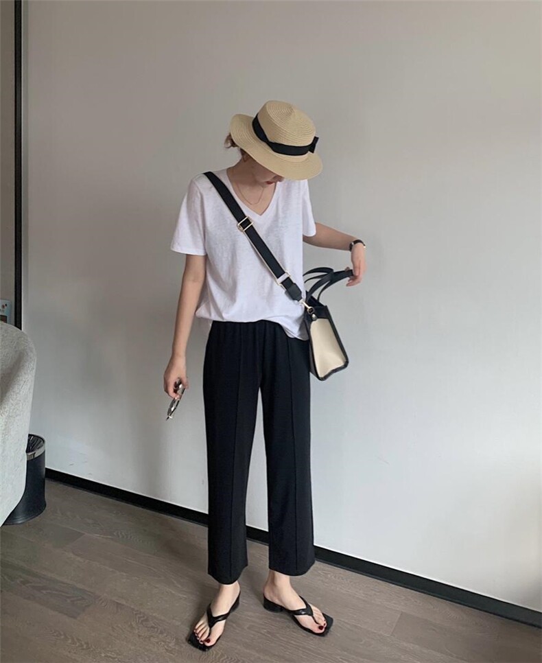 【现货】定制天丝罗马中缝直筒裤,女装,海维恩