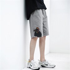 A003-HK7015-P40夏装男士时尚印花个性潮流休闲短裤港风，男装休闲裤，电商A003