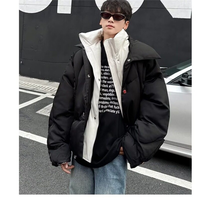 【有货】DM9094-P148冬季新款美式潮牌双层领假两件棉服男加厚衣,男装棉衣,星座603-2