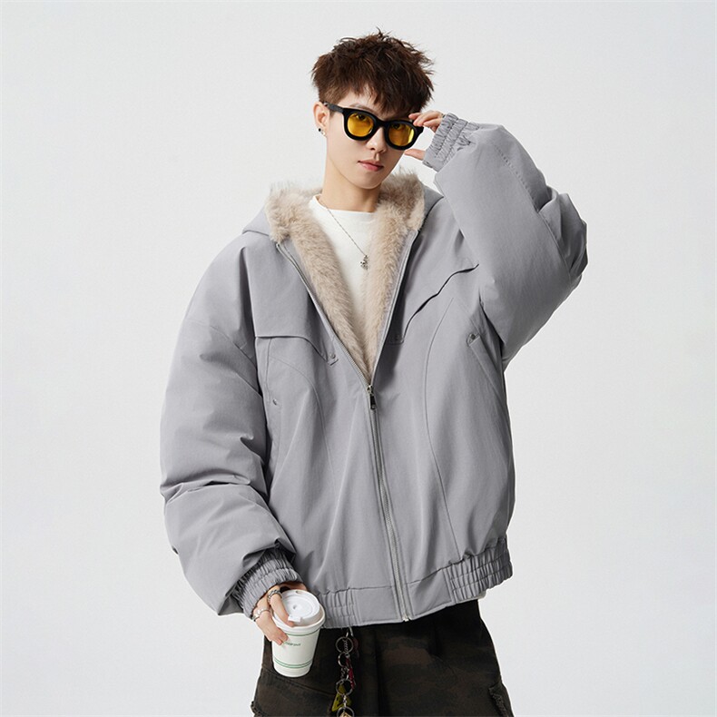 冬季派克服毛领棉衣男宽松百搭机能工装加厚棉服外套sy2615-P128,男装棉衣,星座610B-1