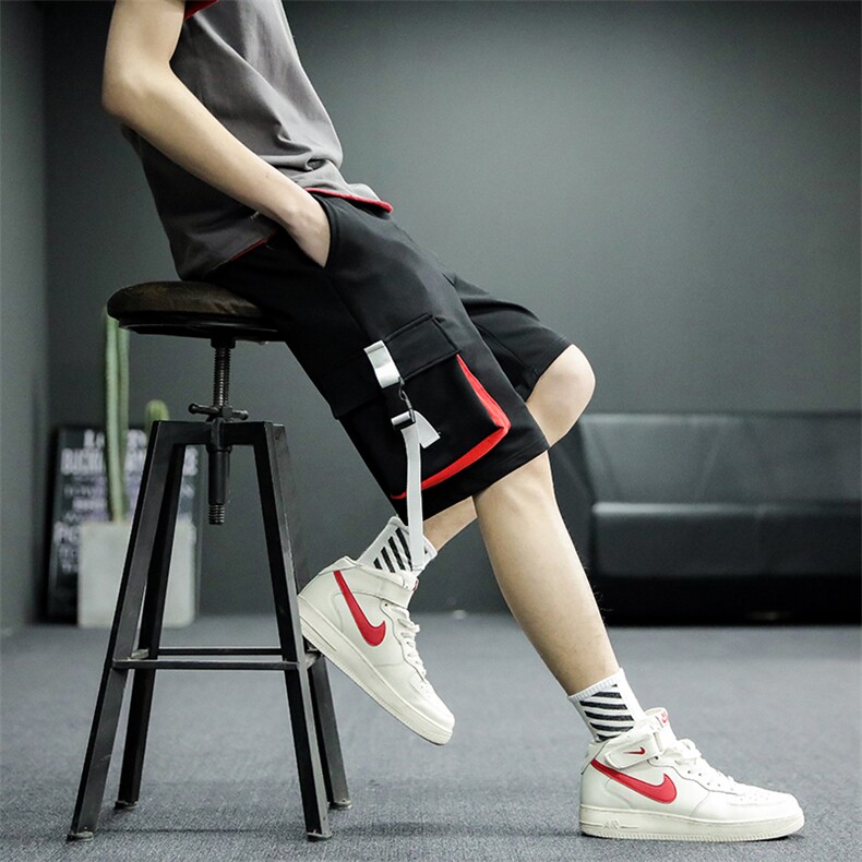 21夏季男潮休闲短裤宽松工装五分裤KT03P35图片