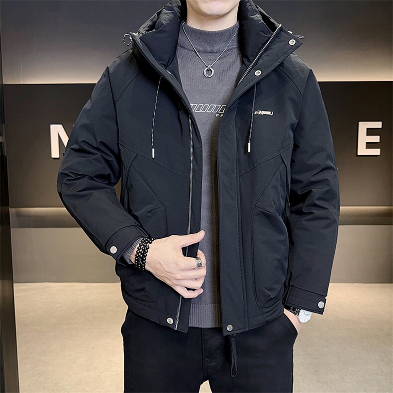 标50白鸭绒连帽户外冲锋衣男装羽绒服外套C317-Y9959-P195,男装夹克,电商C317