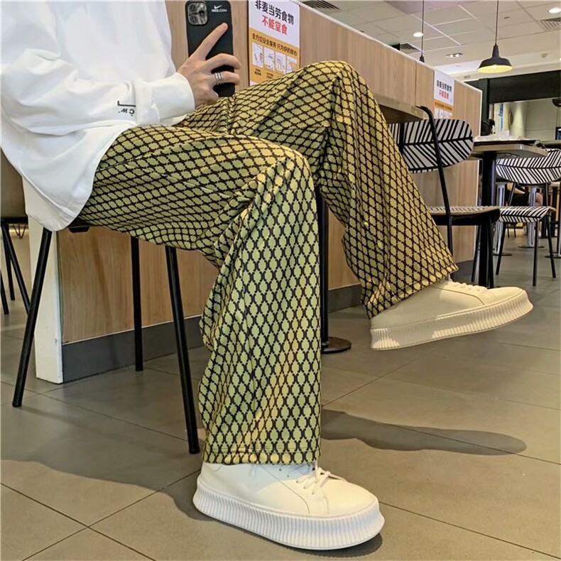 欧美hiphop裤子高街ins潮牌宽松坠感拖地长裤男阔腿裤BK3611-P30,男装休闲裤,星座1008-1