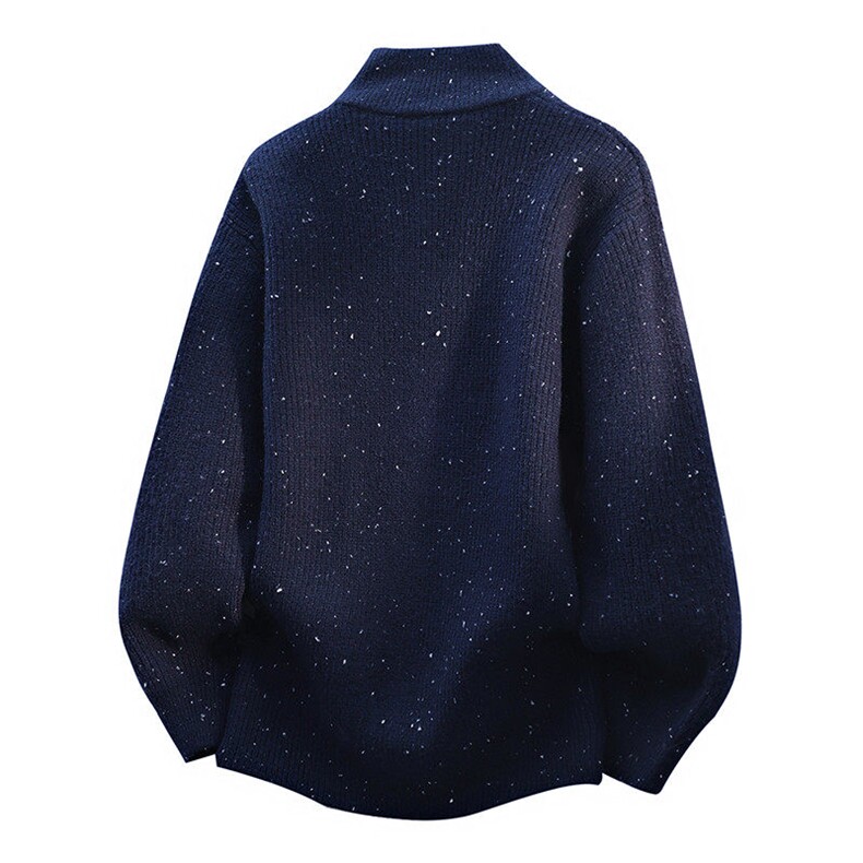 25625-特P62秋季时尚毛衣套头衫男半拉链针织衫满天星打底衫,男装T恤,电商D310B