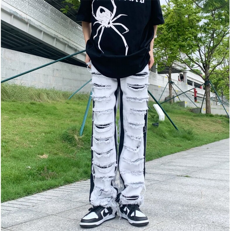 美式牛仔裤男款秋季长裤潮 NB62 P78图片