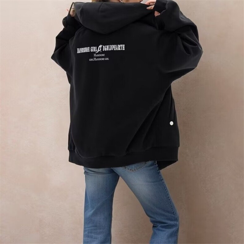 美式复古潮牌连帽卫衣男女宽松休闲外套JW213-P64,女装短外套,星座208-5