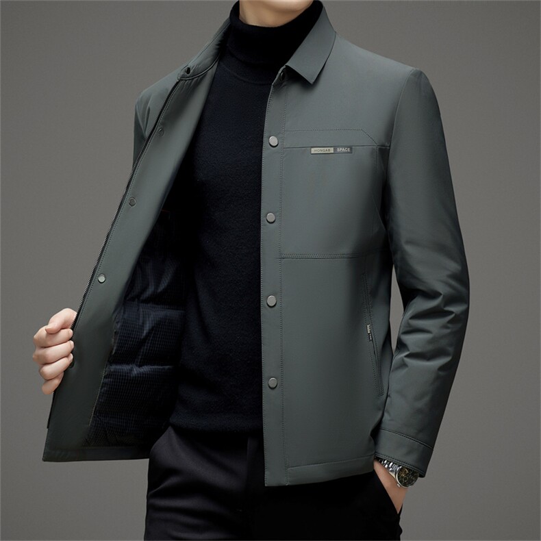 L730钱塘2020-2商务休闲厚款百搭冬季简约中年男士羽绒服P190,男装羽绒服,钱塘207-2