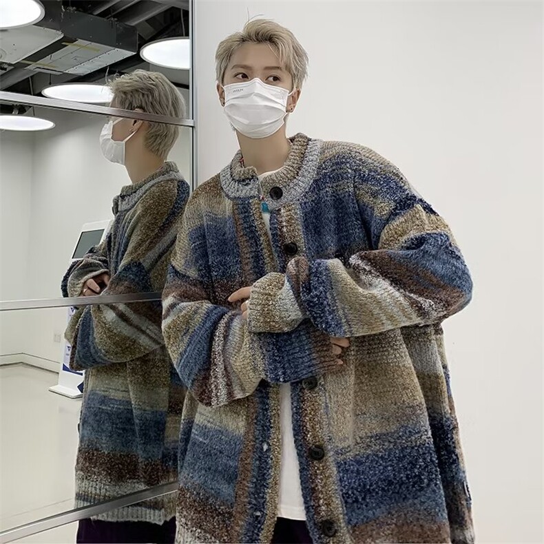 美式毛衣男慵懒风休闲针织衫Q5025P65,男装针织衫/毛衣,星座1116-2