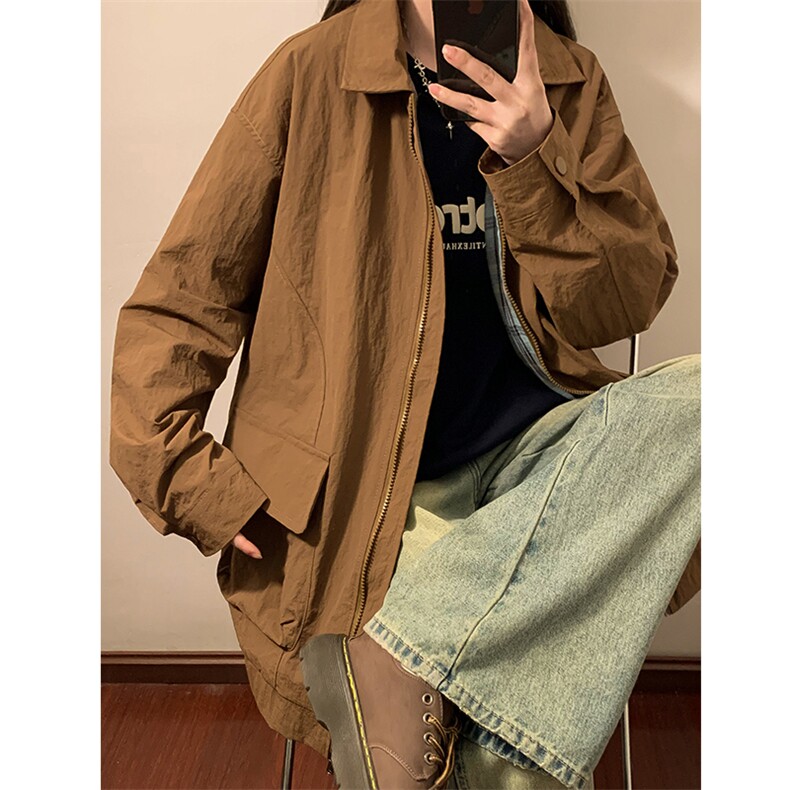 XZ102B-1春秋季宽松翻领休闲外套潮夹克JK2803-P85,男装夹克,星座102B-1