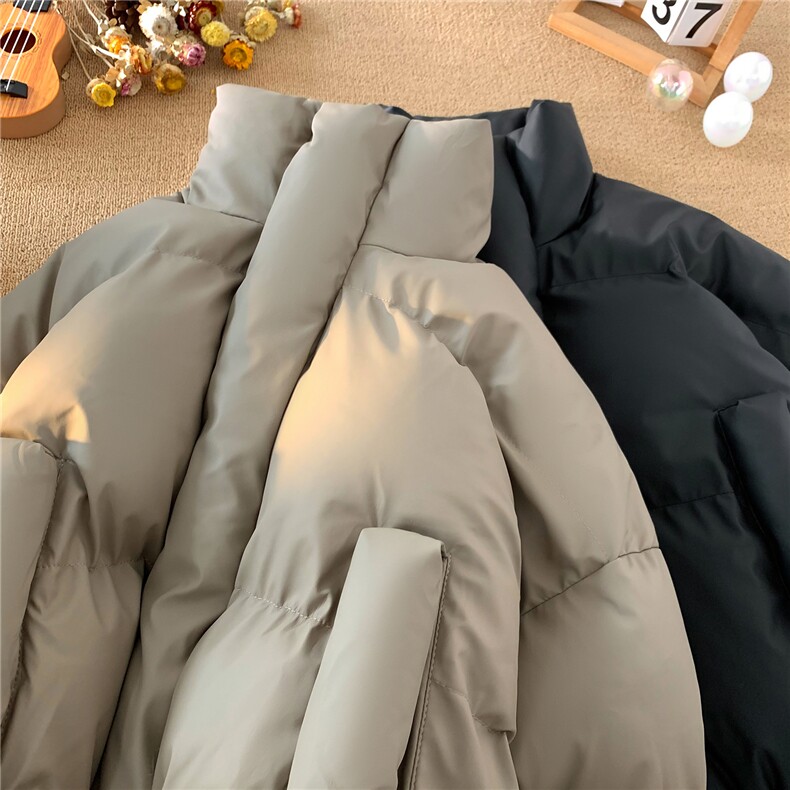 美式冬季复古短款棉服男潮高级感设计感加厚外套情侣D499特P72,男装棉衣,电商A335-1（原A458）