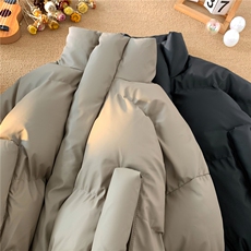 美式冬季复古短款棉服男潮高级感设计感加厚外套情侣D499特P72，男装棉衣，电商A335-1（原A458）