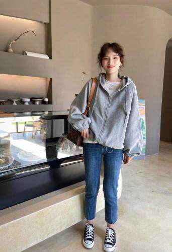 7070#华夫格拉链外套，其它，续加 XJ