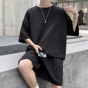 男潮流休闲套装宽松套装运动套装Z001P40图片