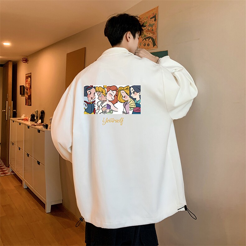 麂皮绒夹克男大码立领褂子外套JK85396-P68 加绒款-P78图片