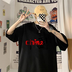 Q11189-P30 春夏季七分袖t恤男大码五分袖男短袖中袖图片