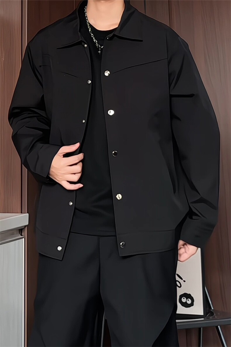 JK301/P65春装新款现货夹克外套男宽松大码潮流个性百搭上衣,男装夹克,电商基地A050