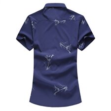 2021年春装新款印花衬衫男短袖衬衫男大码衬衫男QT5030/779p45，男装衬衫，电商A012