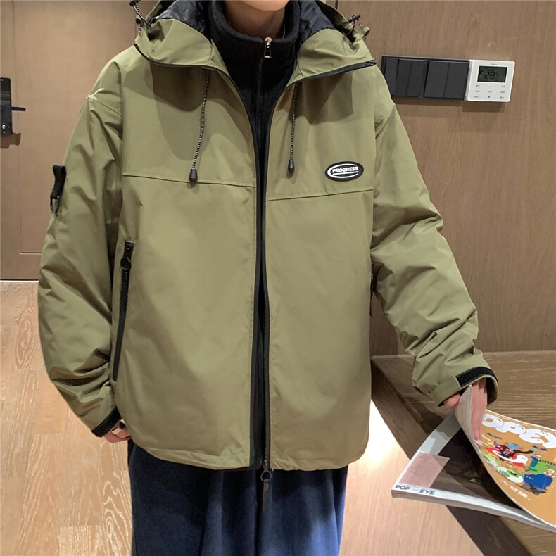 加棉FMY270特P70内搭ND01特P40秋防风防水撞色冲锋衣夹克外套棉衣,男装夹克,电商B370