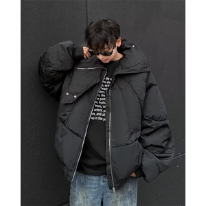 复古立领棉服男冬季加厚保暖宽松百搭解构拉链面包服外套2655 P95图片