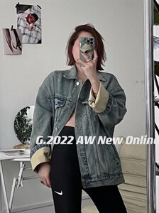 新款牛仔外套 均码 现货,其它,G