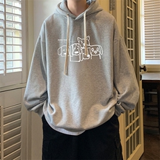 8XL连帽卫衣男大码胖子帽衫大号运动服WY2404-P35，男装卫衣，电商A040