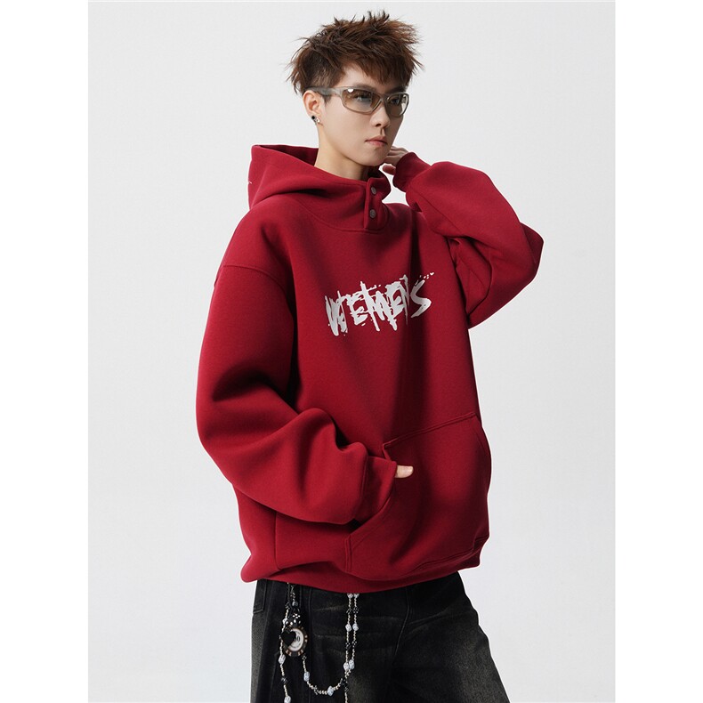 904-2-CD619加绒-P65控98重磅冬季加厚加绒设计感卫衣男宽松潮,男装卫衣,星座904-2