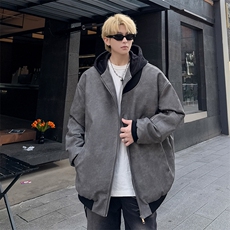 绗棉特批100控158178美式连帽机车棉服棉衣面包服外套男MY245，男装棉衣，电商B370